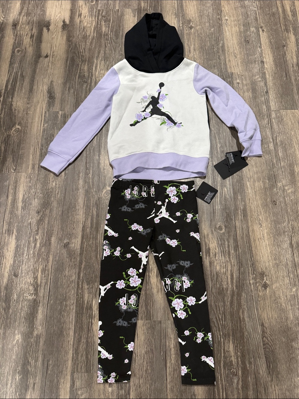 Jordan kids hoodie and Leggings set